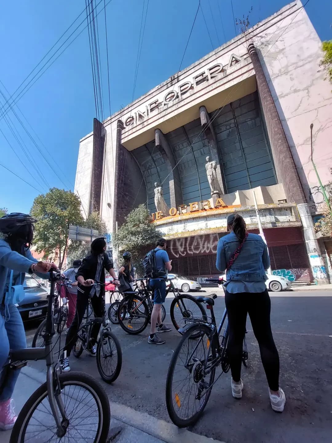 Photo from the Urban Bike Tour CDMX