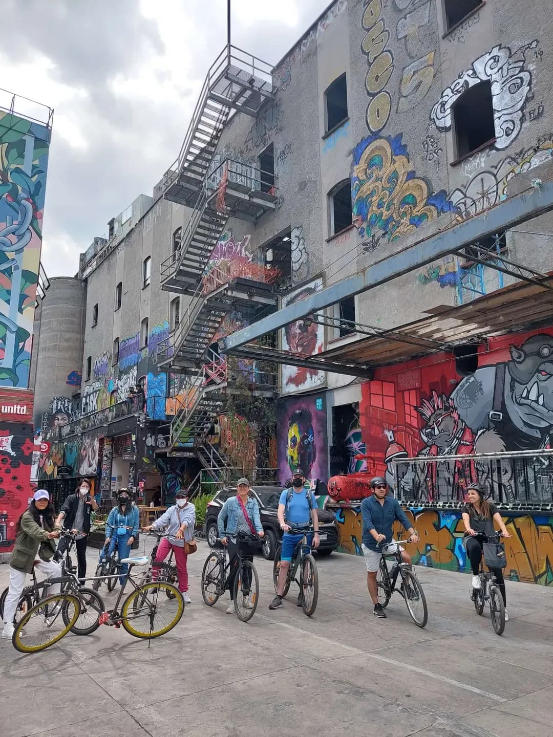 Photo from the Urban Bike Tour CDMX